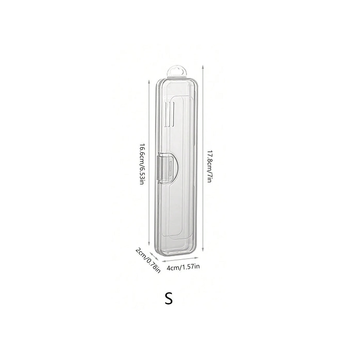 Portable Transparent Toothbrush Travel Case – Flip Storage Box