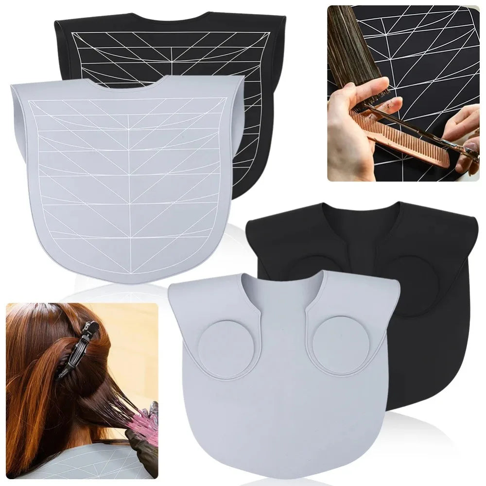 Silicone Waterproof Haircut Shoulder Pad & Barber Shawl