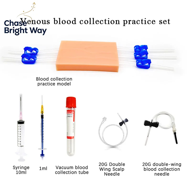 Venipuncture & Suture Practice Pad – Silicone Training Model