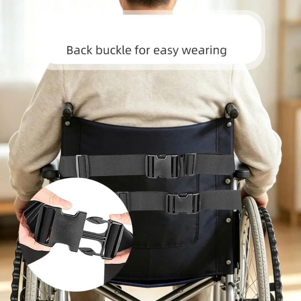 Wheelchair Safety Belt – Adjustable Quick-Release Buckle Harness