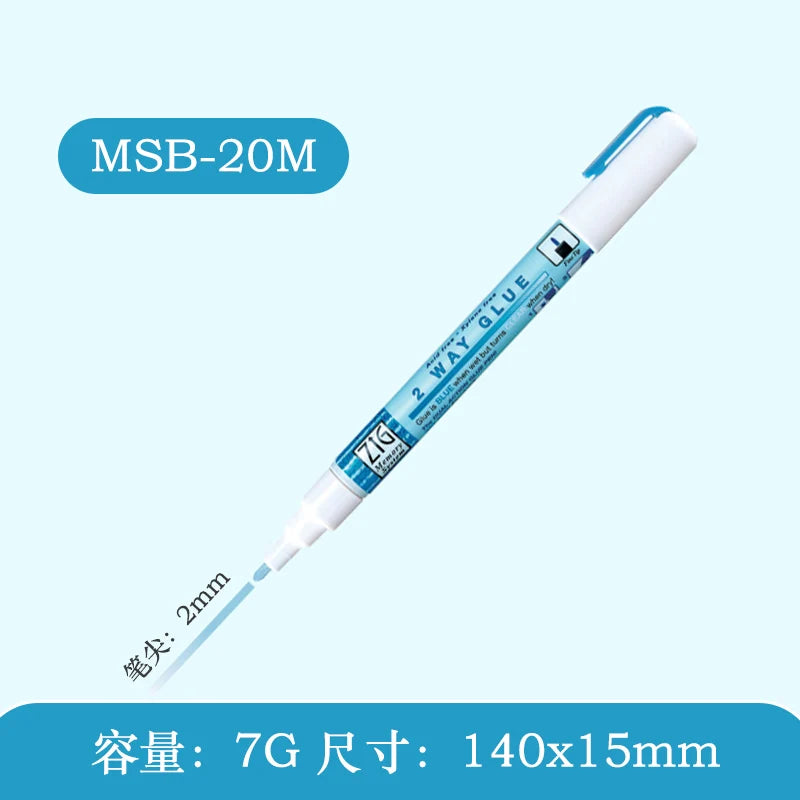 ZIG Kuretake 2-Way Glue Pen 1mm–15mm | Craft Adhesive
