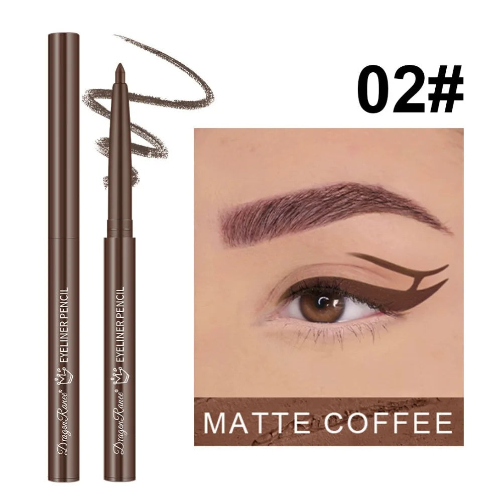 Waterproof Gel Eyeliner Pencil – Matte & Shimmer, 10 Colors