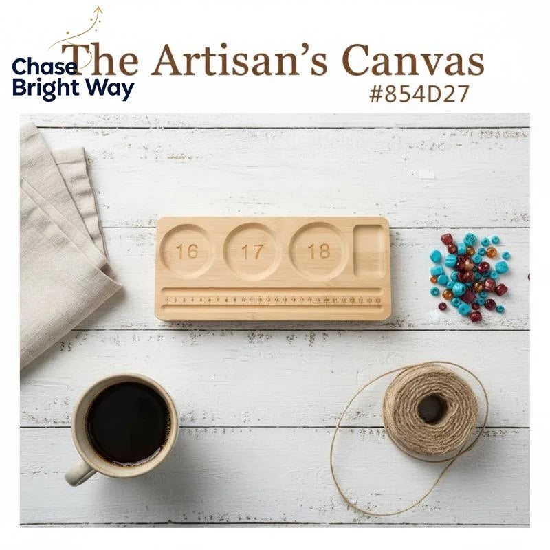 Wooden Bead Board for Jewelry Making – Bracelet Design Tray