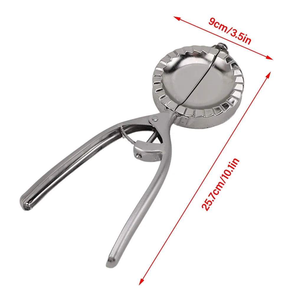 Stainless Steel Dumpling Maker Press – Long Handle Mold