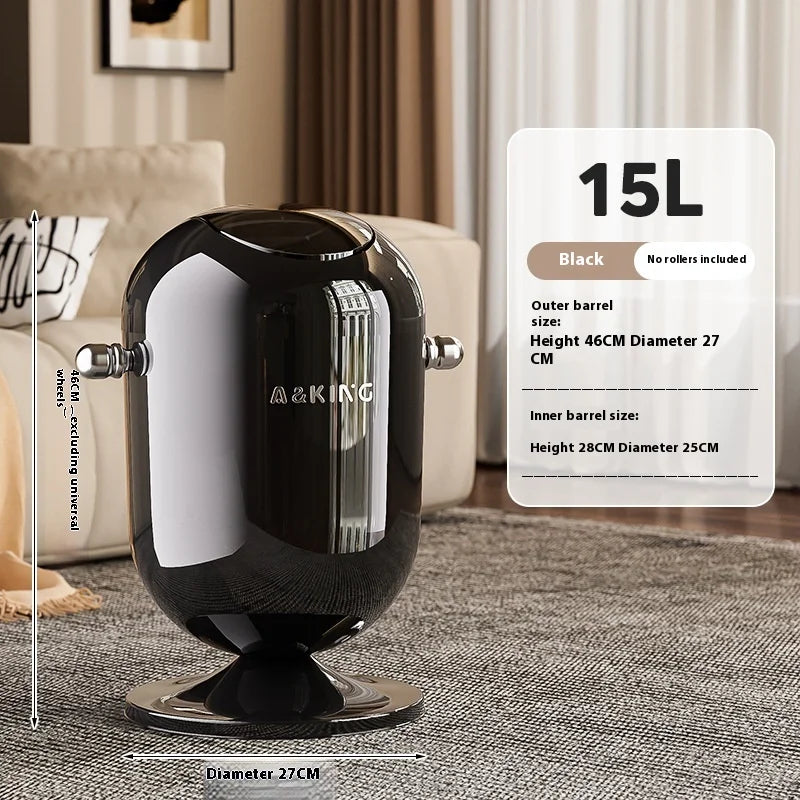 Touch-Free 12L Trash Can – Floating Lid Waste Bin | SAMMY
