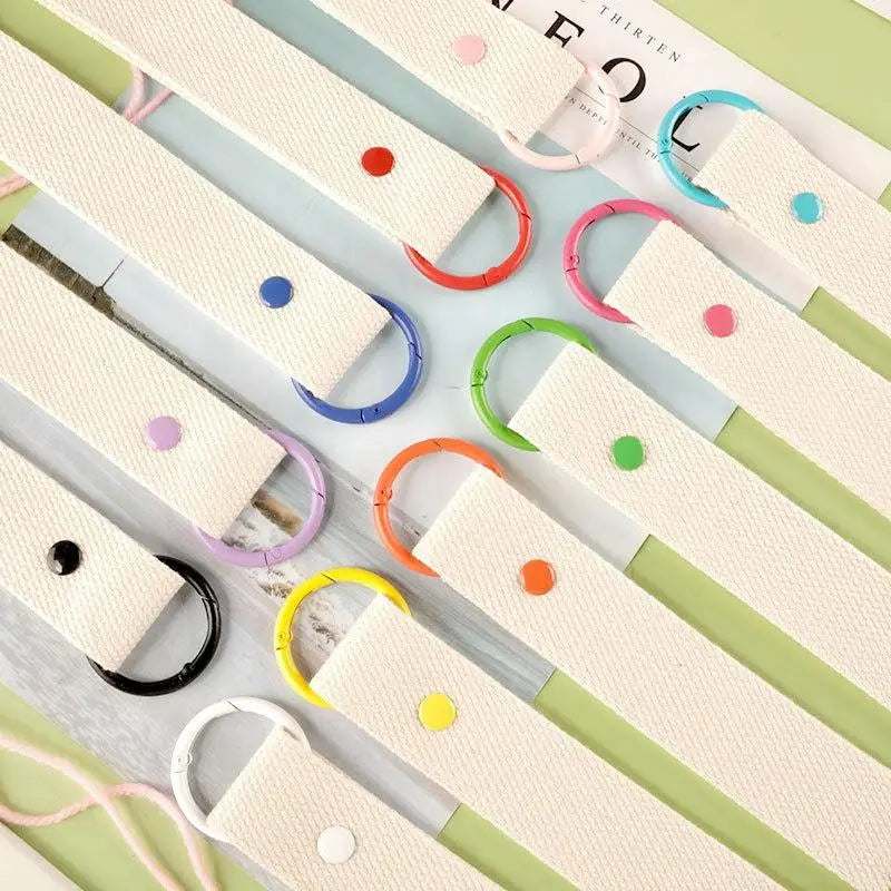 Colorful Webbing Strap Keychain Lanyard | DIY Canvas Strap
