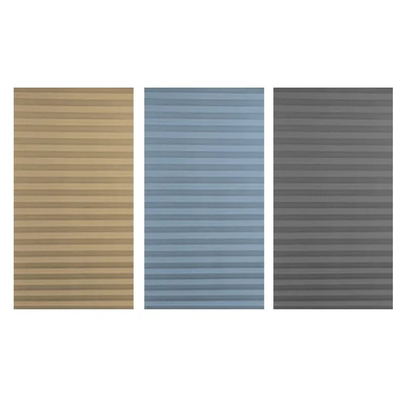 Self-Adhesive Pleated Blinds | Half Blackout Window Shades