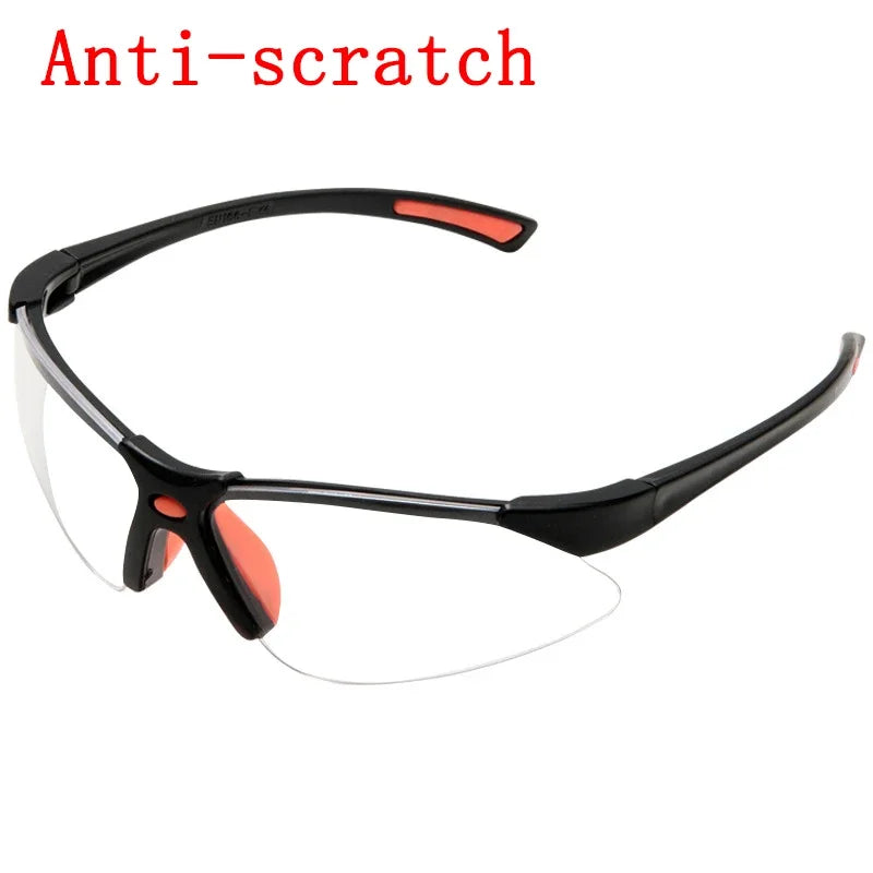 Clear Vented Safety Goggles – Windproof Riding & Lab Glasses