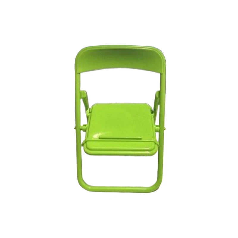 Mini Chair Phone Stand – Cute Colorful Folding Desktop Holder