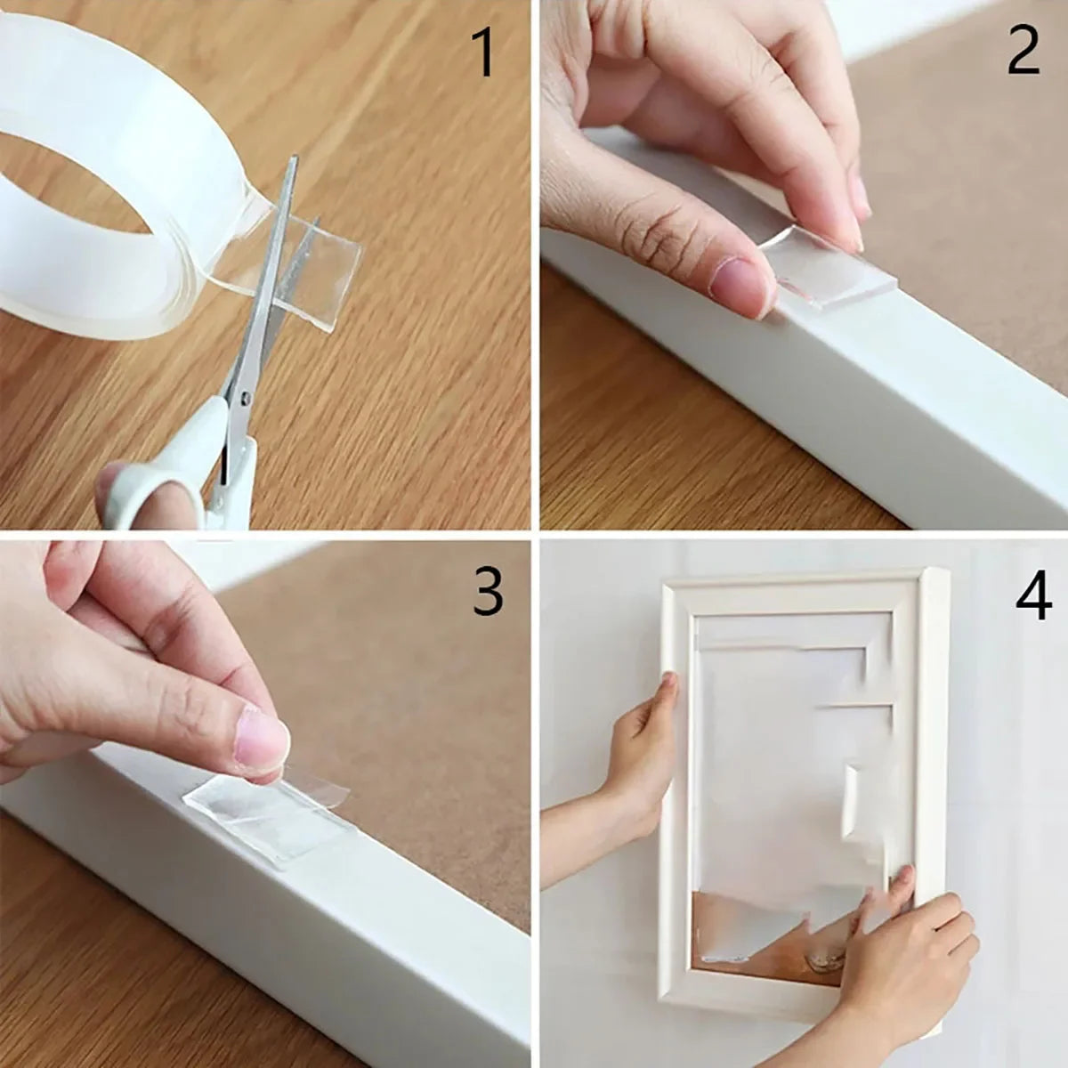 Nano Tape Double-Sided Transparent Reusable Waterproof | 1–5m