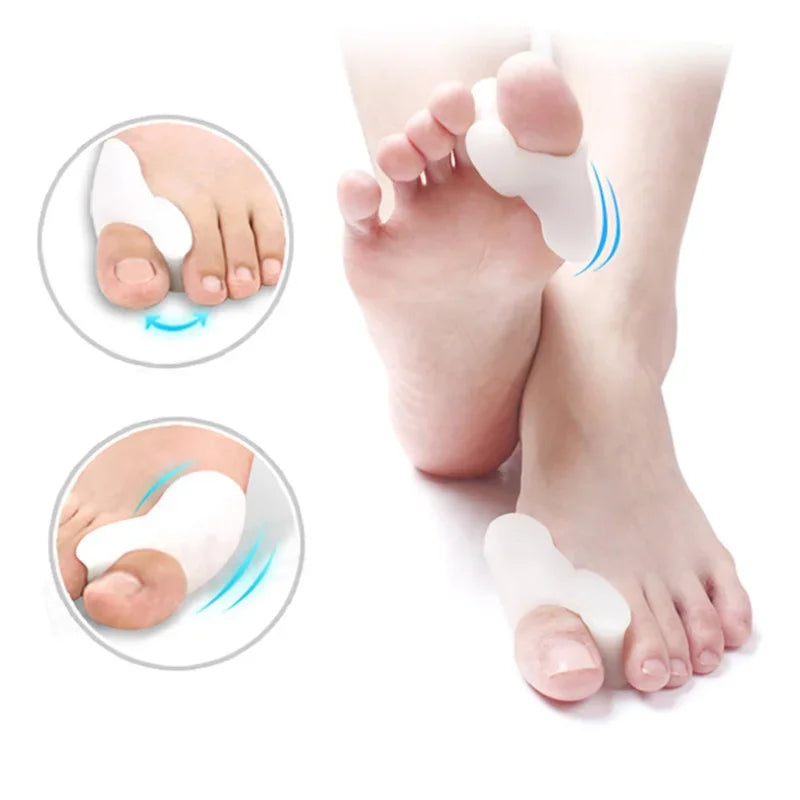 Silicone Toe Separator & Bunion Corrector – 1 Pair Foot Care