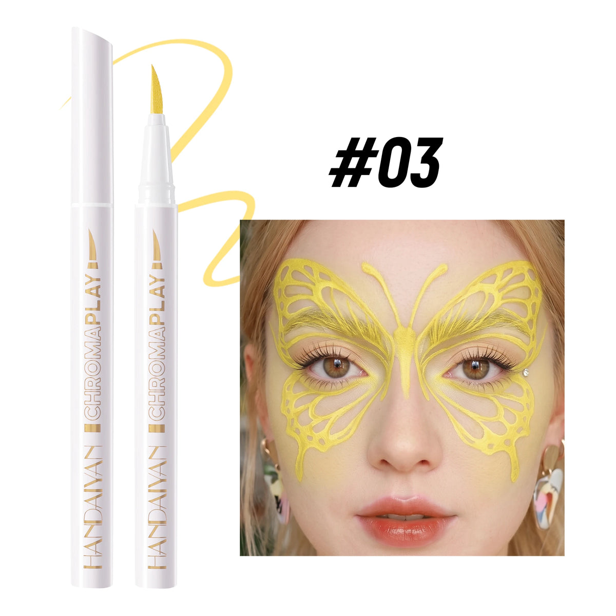 Washable Face & Body Paint Pen – Tattoo Marker for Cosplay