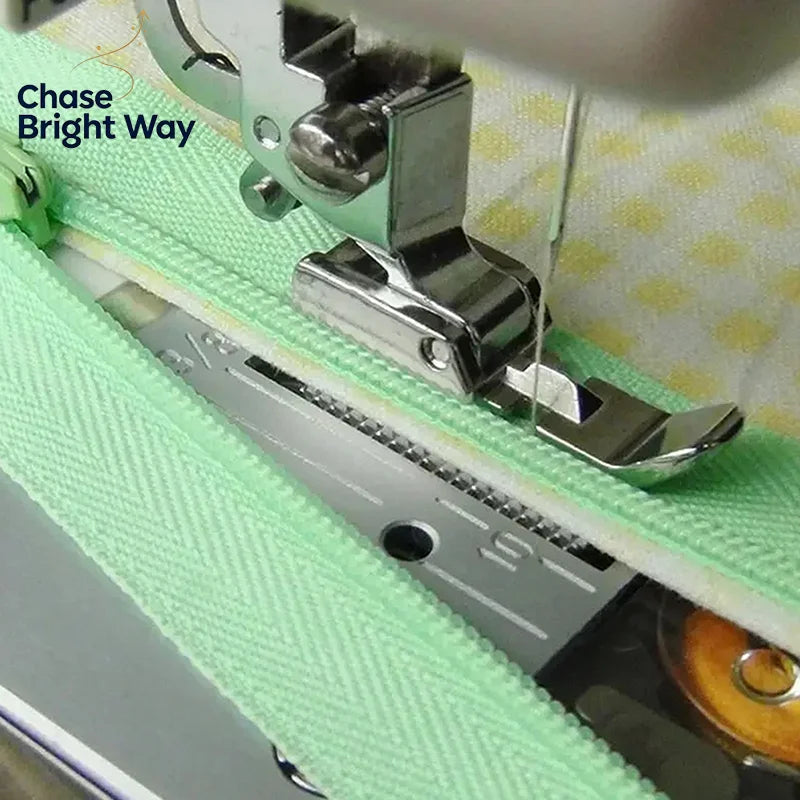 Zipper Presser Foot Left Right Narrow – Low Shank Snap-On