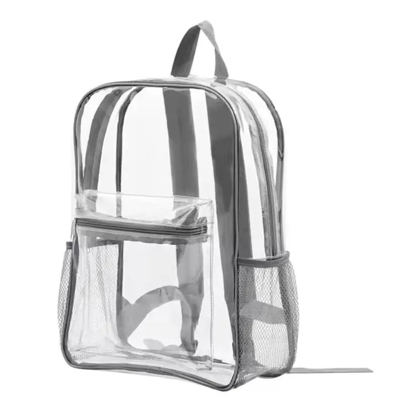 Transparent PVC Waterproof Backpack – Large Capacity Sports Bag