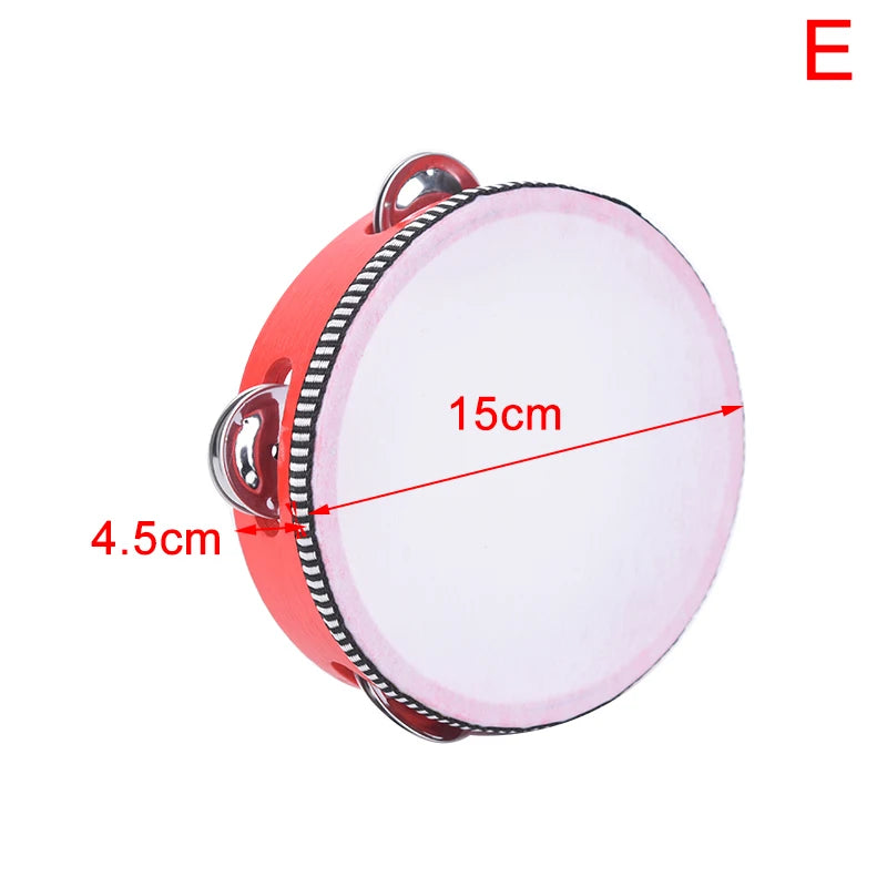 Children's Tambourine Drum – Sheepskin Educational Music Toy