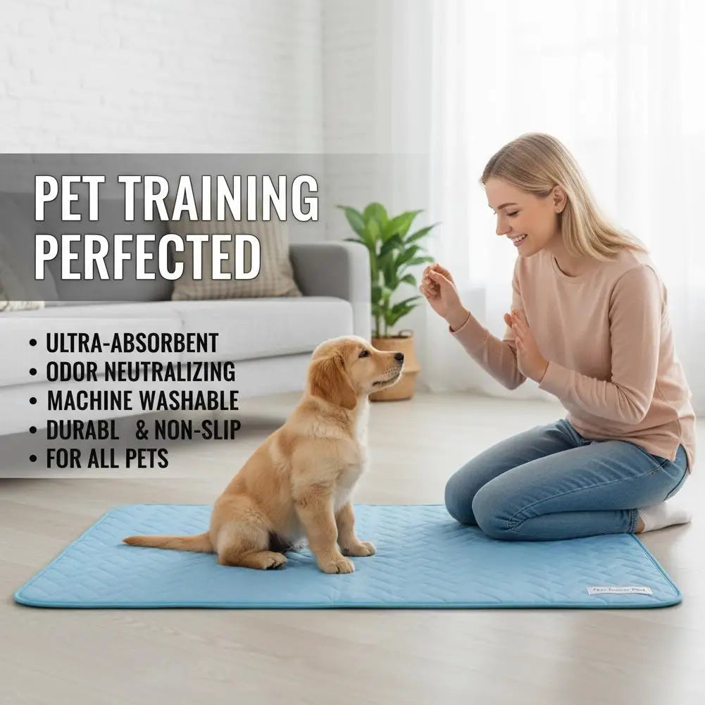 Summer Pet Cooling Mat – Ice Silk Washable Dog & Cat Pad