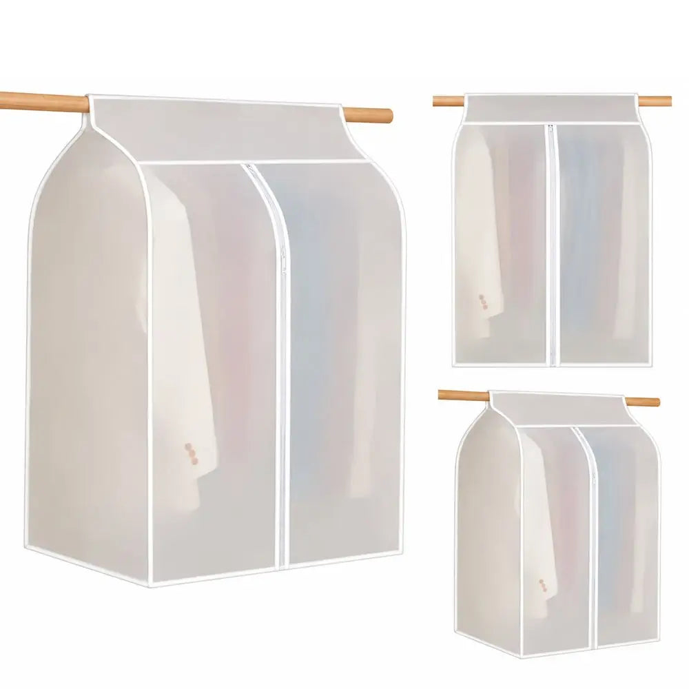 PEVA Garment Cover Bag – Dustproof Translucent Clothes Storage