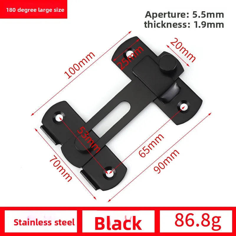 Stainless Steel Toggle Latch – Sliding Barn Door Lock Bolt