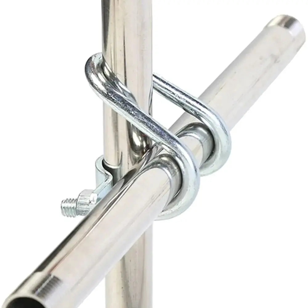 Galvanized Double U Cross Pipe Clamp M8 Screw – 20 to 50mm