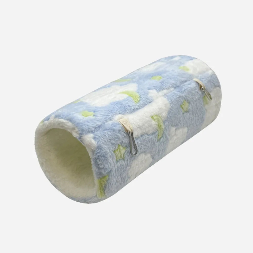 Fleece Guinea Pig Tunnel – Hangable Small Pet Hideout Tube