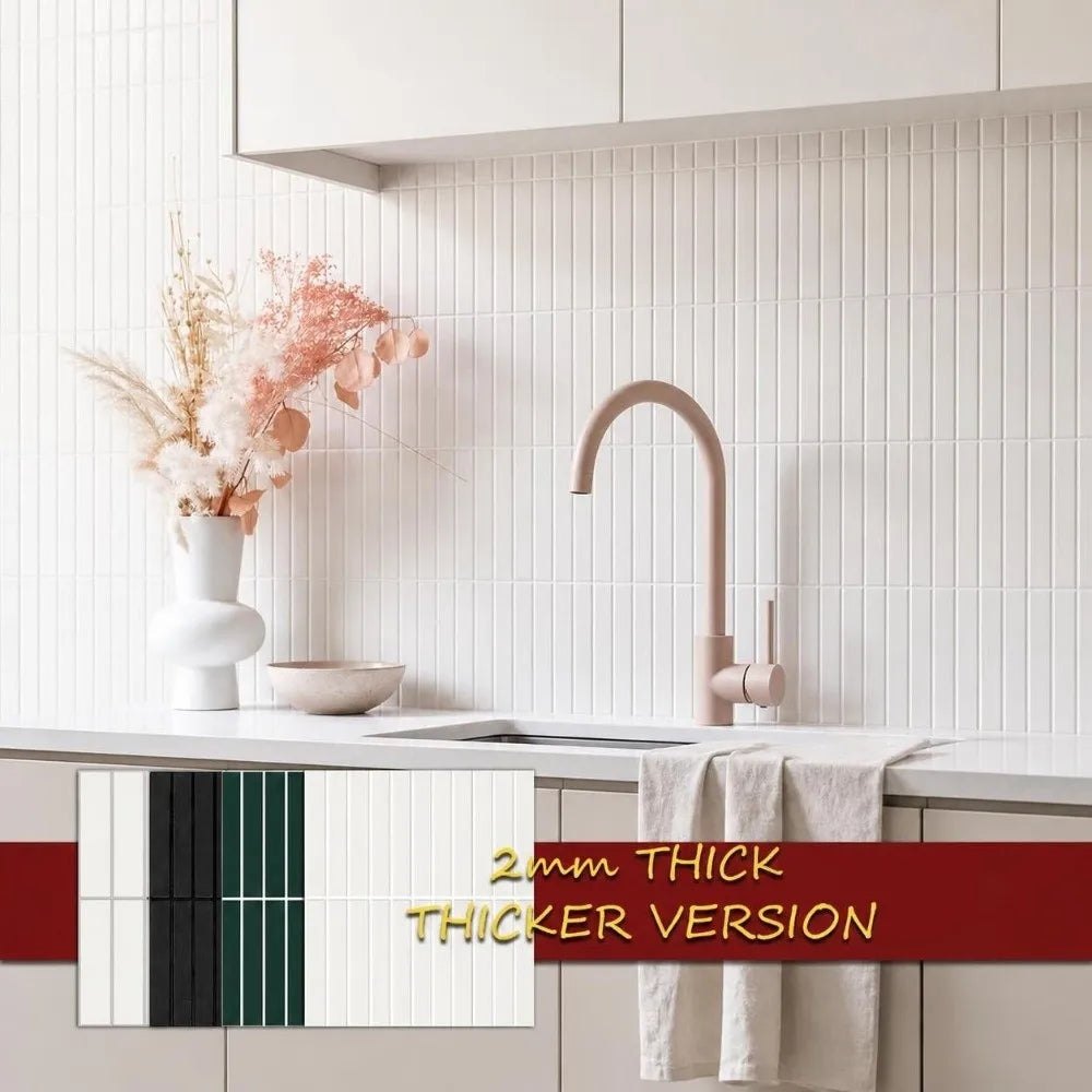 Self-Adhesive PVC Tile Stickers – Waterproof Wall & Floor Decal