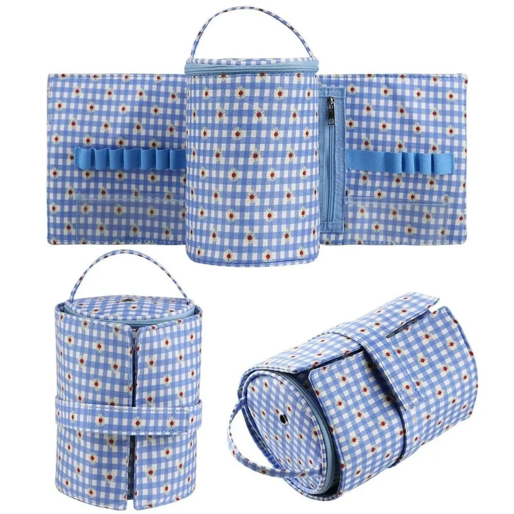 Crochet & Knitting Tools Organizer Bag – Portable Craft Tote