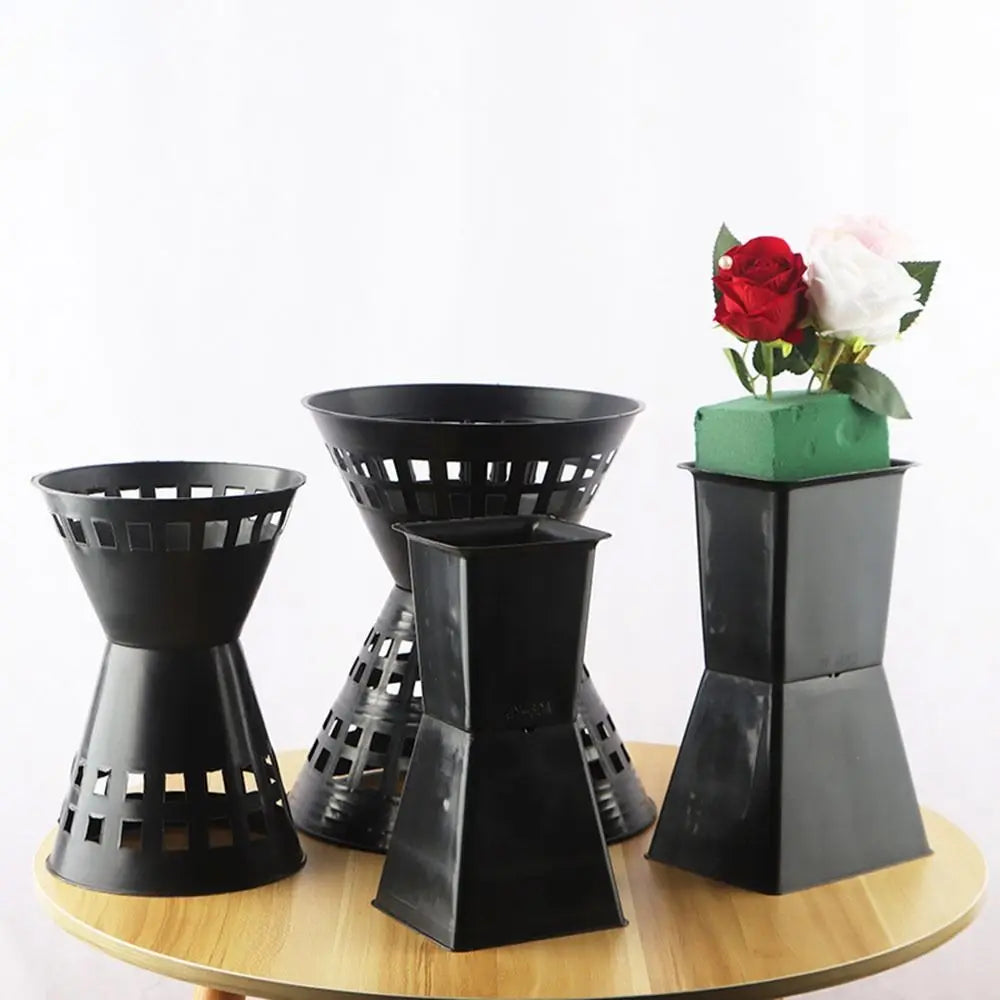 Plastic Flower Bouquet Fixing Base | DIY Floral Wrap Holder