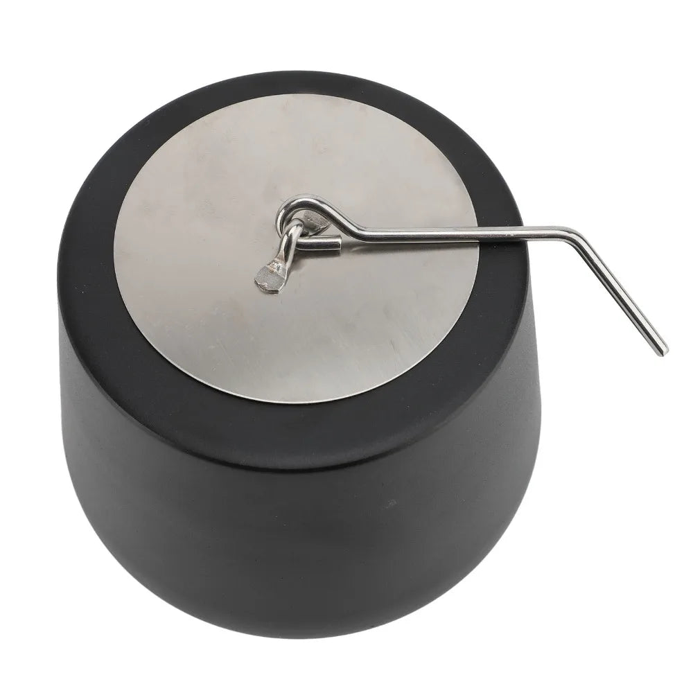 Mini Ceramic Tabletop Fire Pit Bowl – Black Indoor Fireplace