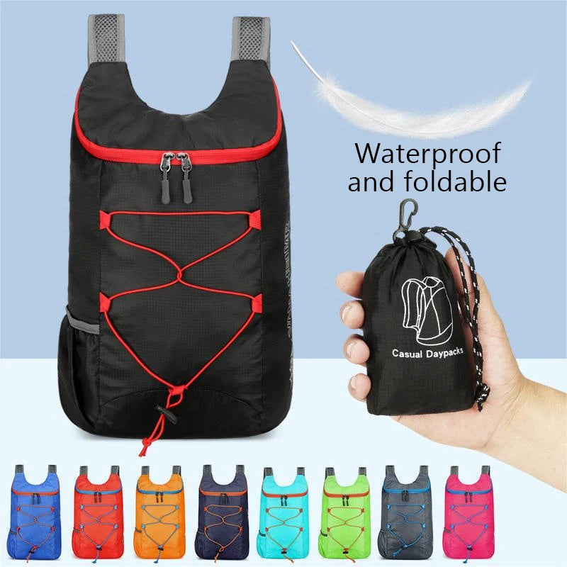 Lightweight Waterproof Folding Backpack – Camping & Travel Bag