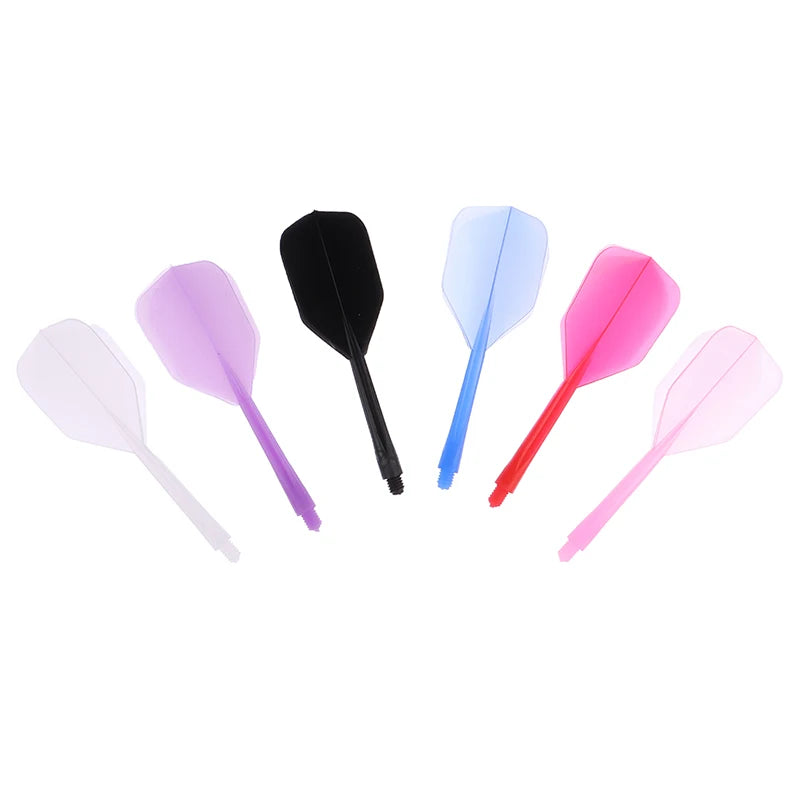 3-Pack 2BA Transparent Dart Shafts – Anti-Fall ABS Plastic