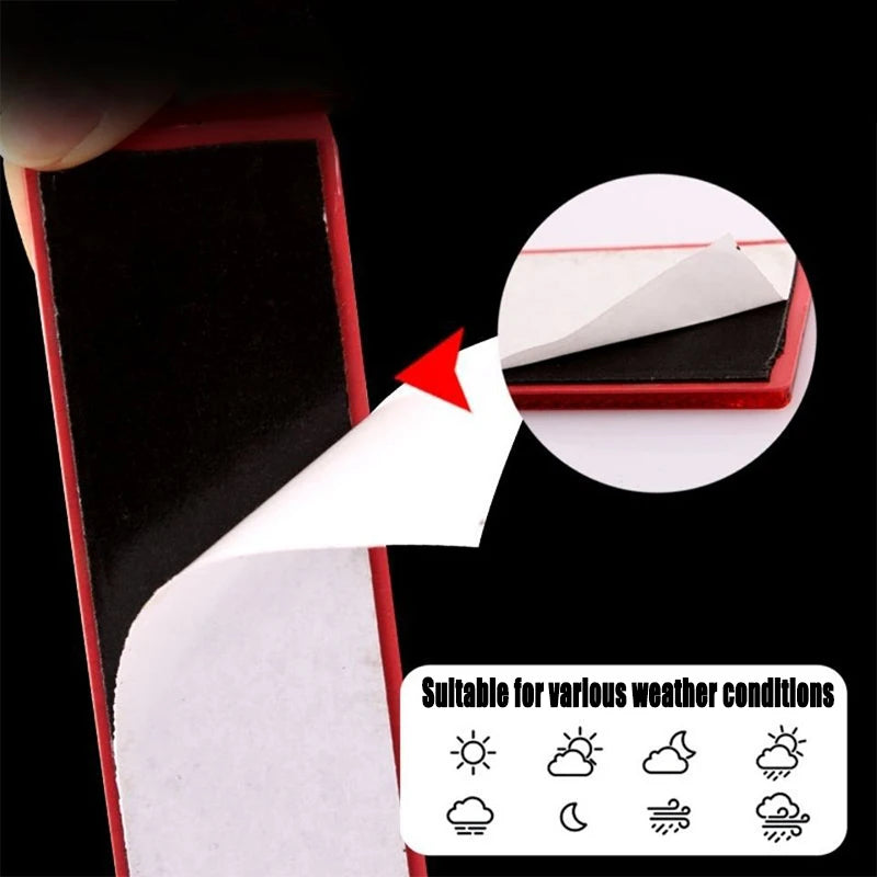 Truck Trailer Reflective Safety Plates – 8pcs Rectangle Stickers