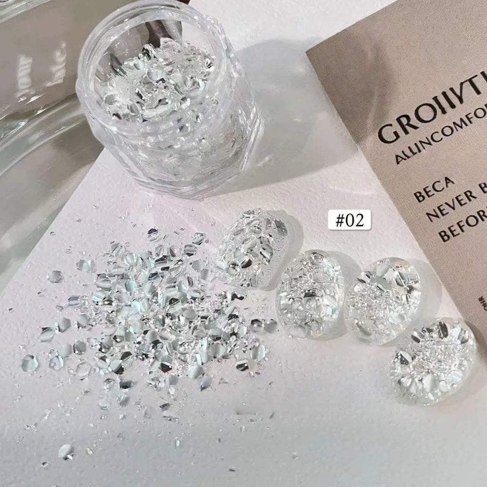 Glitter Nail Art Sequins & Charms – DIY Flash Nail Decoration