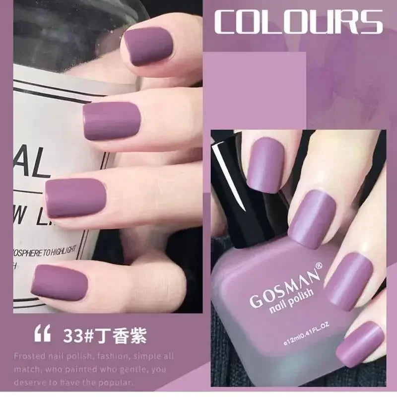 Handaiyan 12ml Frosted Matte Nail Gel Polish – Quick Dry