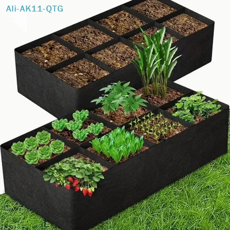 Fabric Raised Garden Bed Grow Bags – 1/2/4/6/8 Holes