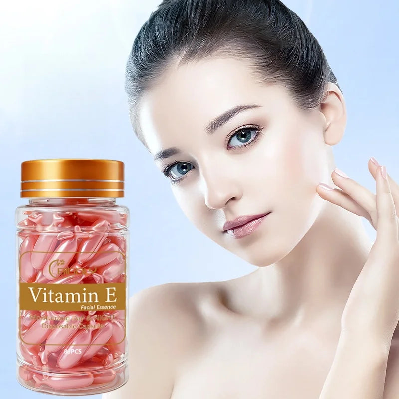 Vitamin E Facial Essence Capsules – Hydrating & Firming Serum