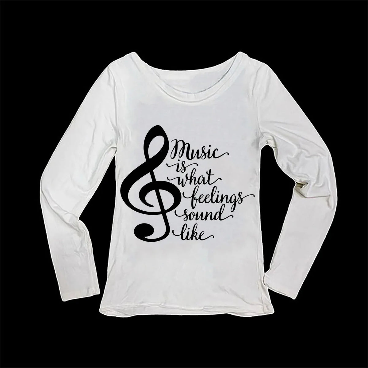 Women's Y2K Gothic Graphic Crop Top – Long Sleeve Baby Tee