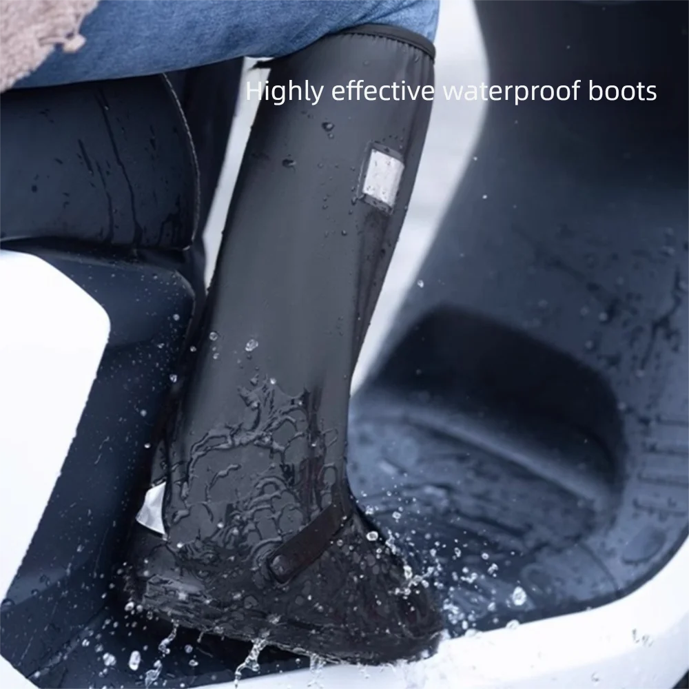 Waterproof Rain Boot Shoe Covers – Non-Slip PVC, Unisex