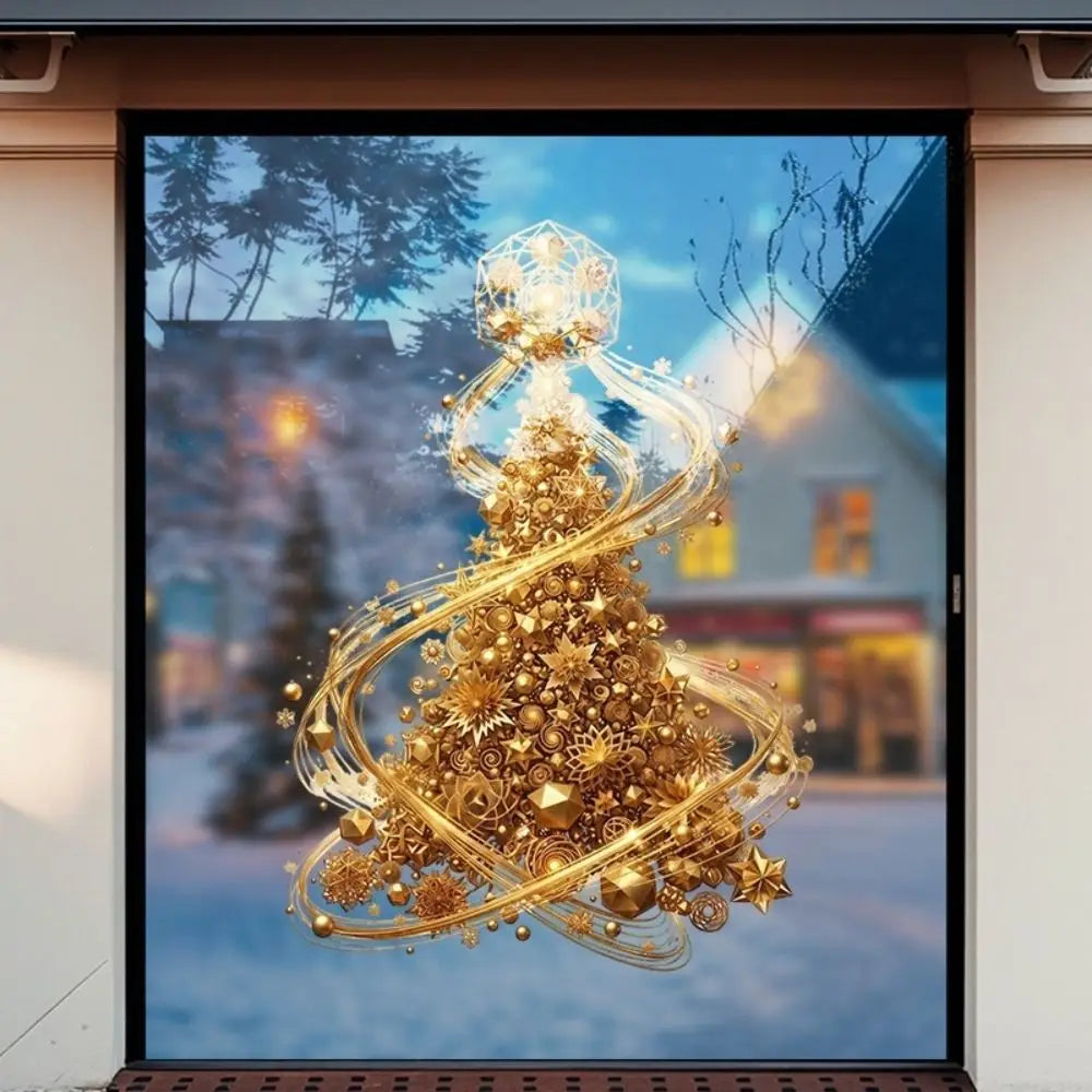 Reusable Christmas Window Clings – PVC Electrostatic Xmas Decals