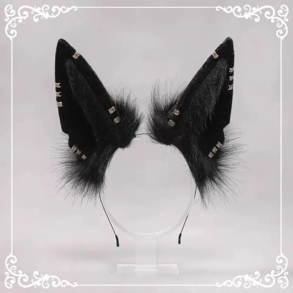 Wolf Ears Furry Headband – Cosplay Animal Hair Hoop