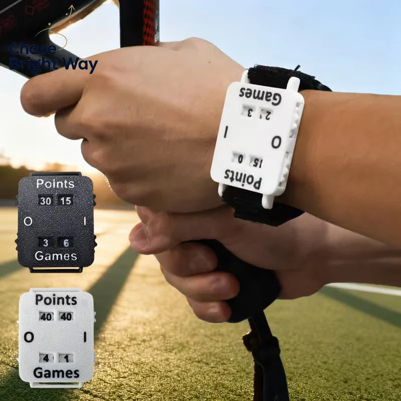 Cricket Tennis Padel Scorer Wristband | Instant Score Tracker