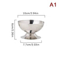 Stainless Steel Goblet Ice Cream Cup & Dessert Bowl