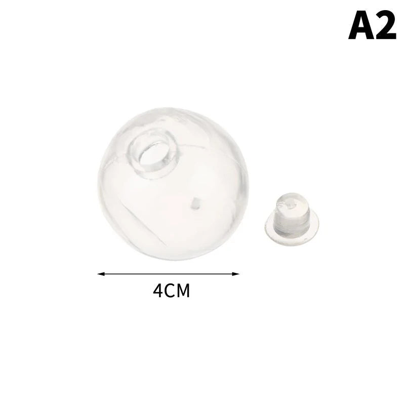 Transparent TPR Sphere DIY Ball Mold – Fillable Craft Shell