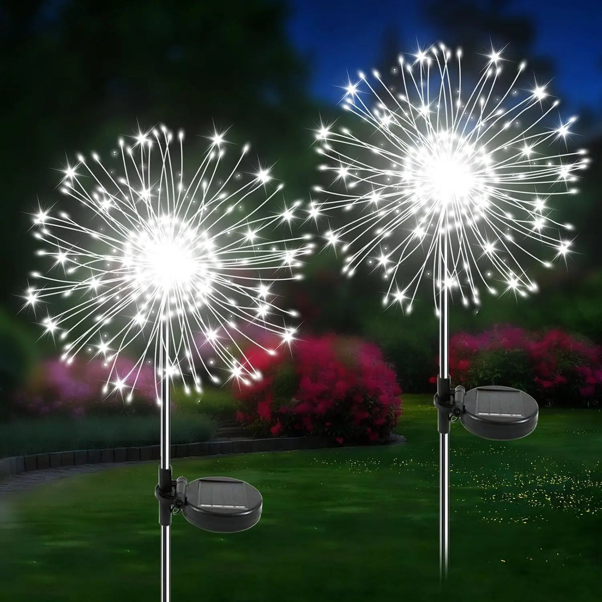 Solar Firework Fairy String Lights – 200 LED Outdoor Garden