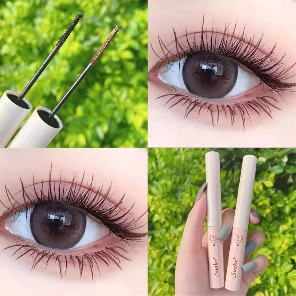 Ultra-Fine Brush Mascara – Waterproof Lengthening & Curling
