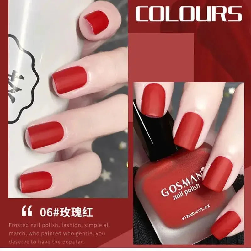 Handaiyan 12ml Frosted Matte Nail Gel Polish – Quick Dry