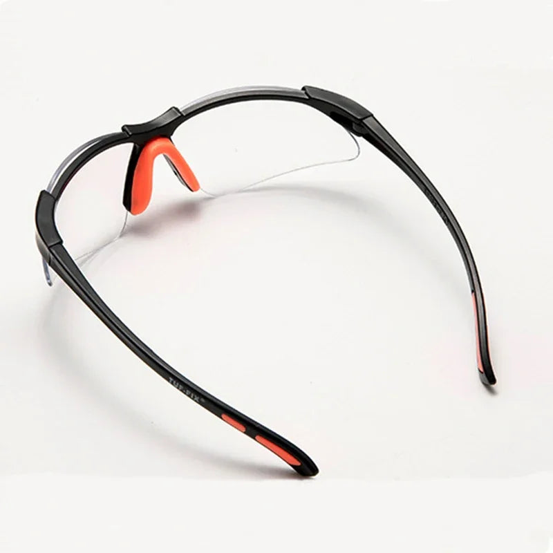 Clear Vented Safety Goggles – Windproof Riding & Lab Glasses