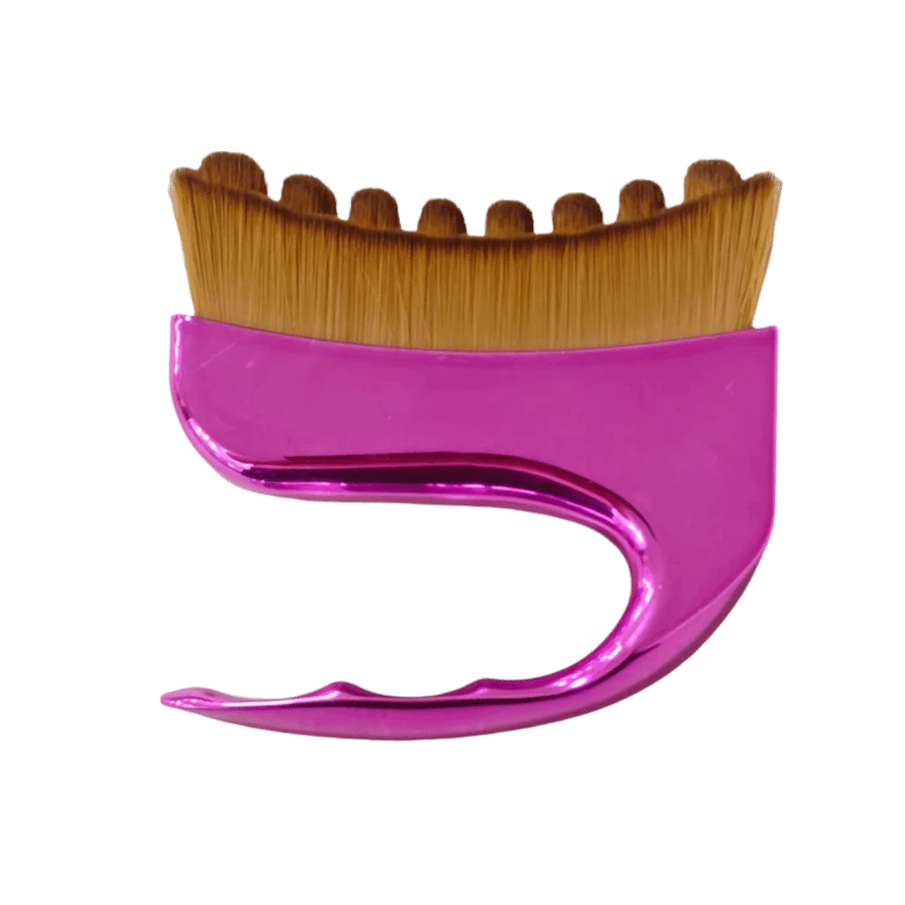 Soft Bristle Face & Neck Massage Brush | Ergonomic Handle