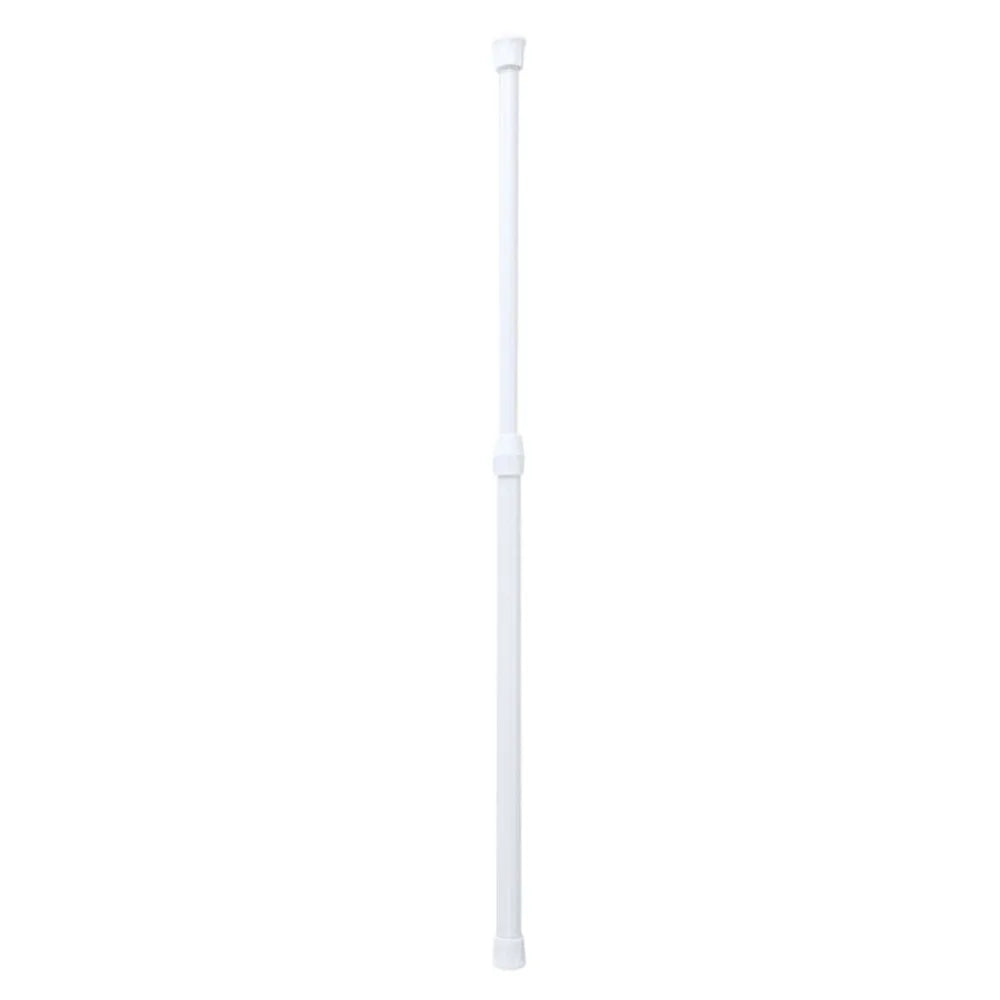 No-Drill Tension Curtain Rod | Adjustable Carbon Steel White