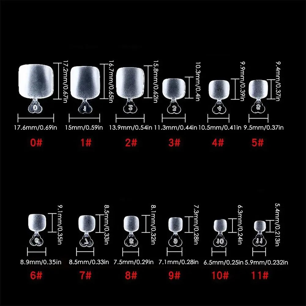 XXS XS Extra Short False Nail Tips – 120/240/500 Pcs Gelly Set