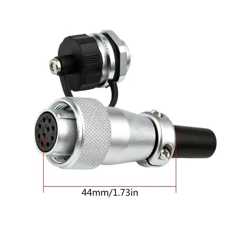 WEIPU WS16 Waterproof Aviation Connector Male Socket 2–10 Pin